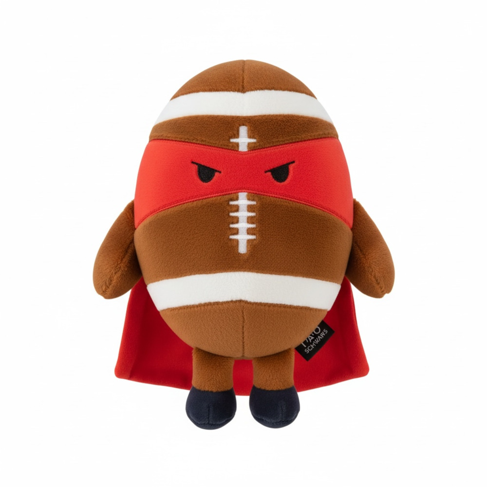 FAO Schwarz Heroes of the Game Football Plush Superhero with Cape